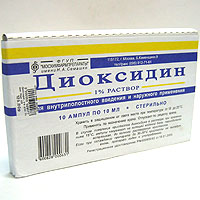 Диоксидин 1% р-р амп. 10мл №10 (Россия/Пензинское АО "Биосинтез")