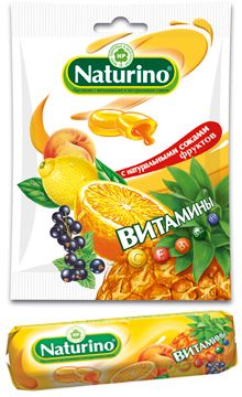 Натурино паст. с вит. и сок. фруктов 36,4г NP (Нидерланды/Natur Produkt Europe B.V.)