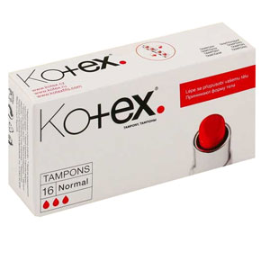Тампоны Kotex нормал №16 (Чехия/Kimberly-Clark)