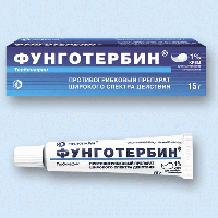 Фунготербин крем 1% 15г  (Россия/Нижфарм ОАО)